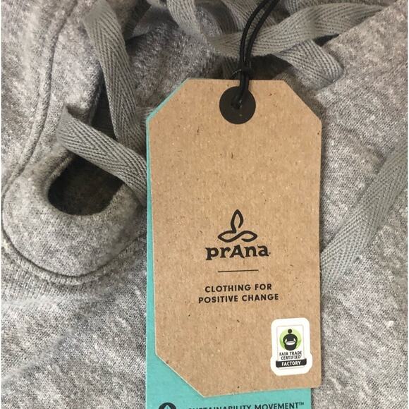 Prana Cozy Up Sweatshirt Dress UPF 50+ Pockets Long Sleeve Sz S Casual Outdoor - Picture 6 of 13